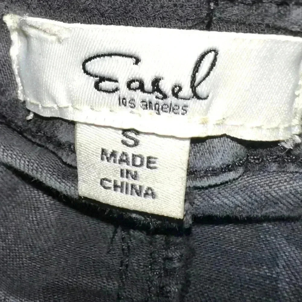 Easel Los Angeles size small black acid wash skinny‎ jean jegging. - Picture 8 of 11